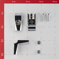 Соединитель угловой для трех труб к системе Joker d25 мм усиленный хром - фото 2