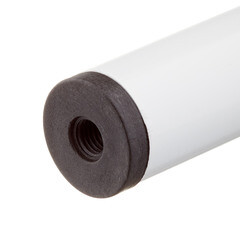 Ножка мебельная стальная 30х200 мм белая (1 шт.) - фото 2