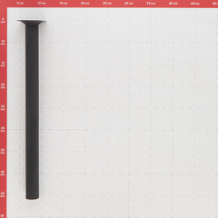 Ножка мебельная стальная 30х400 мм черная (1 шт.) - фото 3