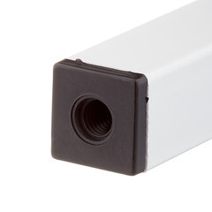 Ножка мебельная стальная 25х25х300 мм белая (1 шт.) - фото 3