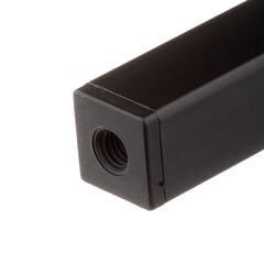 Ножка мебельная стальная 25х25х300 мм черная (1 шт.) - фото 3