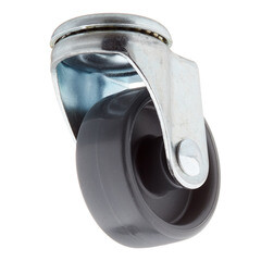 Ролик одинарный под штифт d40 мм (серый) - фото 3