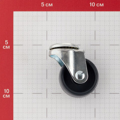 Ролик одинарный под штифт d40 мм (серый) - фото 2