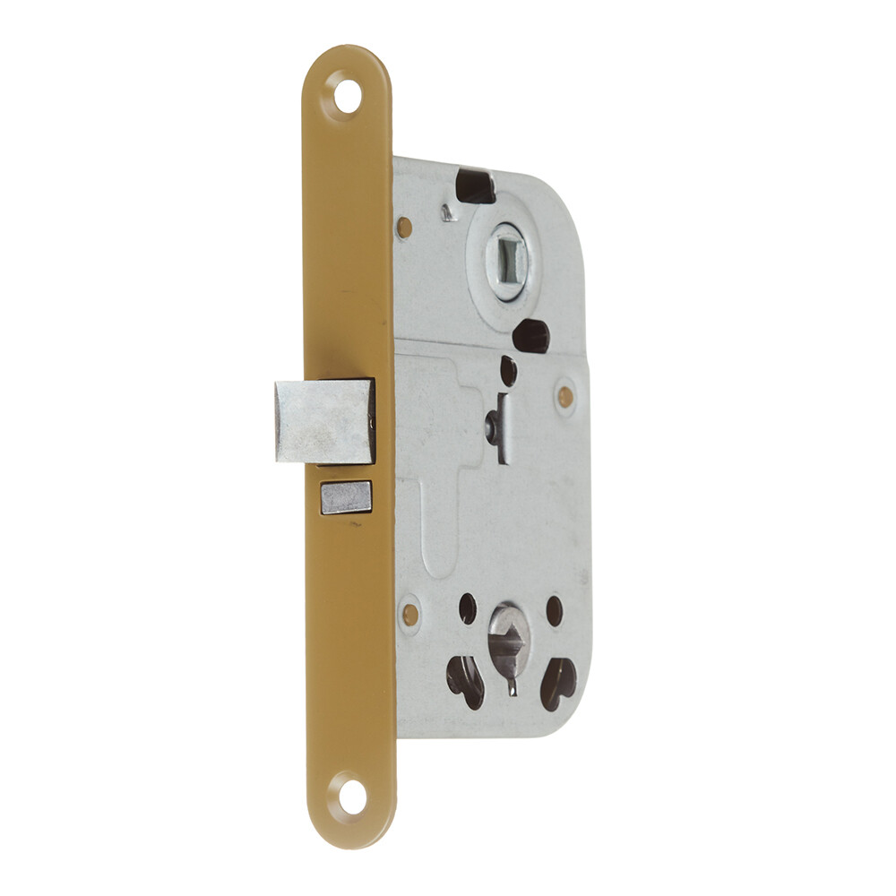 Изображение товара Замок врезной 2014 для межкомнатной двери под фиксатор фисташка 1 ключ