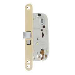 Замок врезной 2018 для межкомнатной двери под цилиндр золото