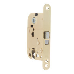 Замок врезной 2018 для межкомнатной двери под цилиндр золото - фото 3