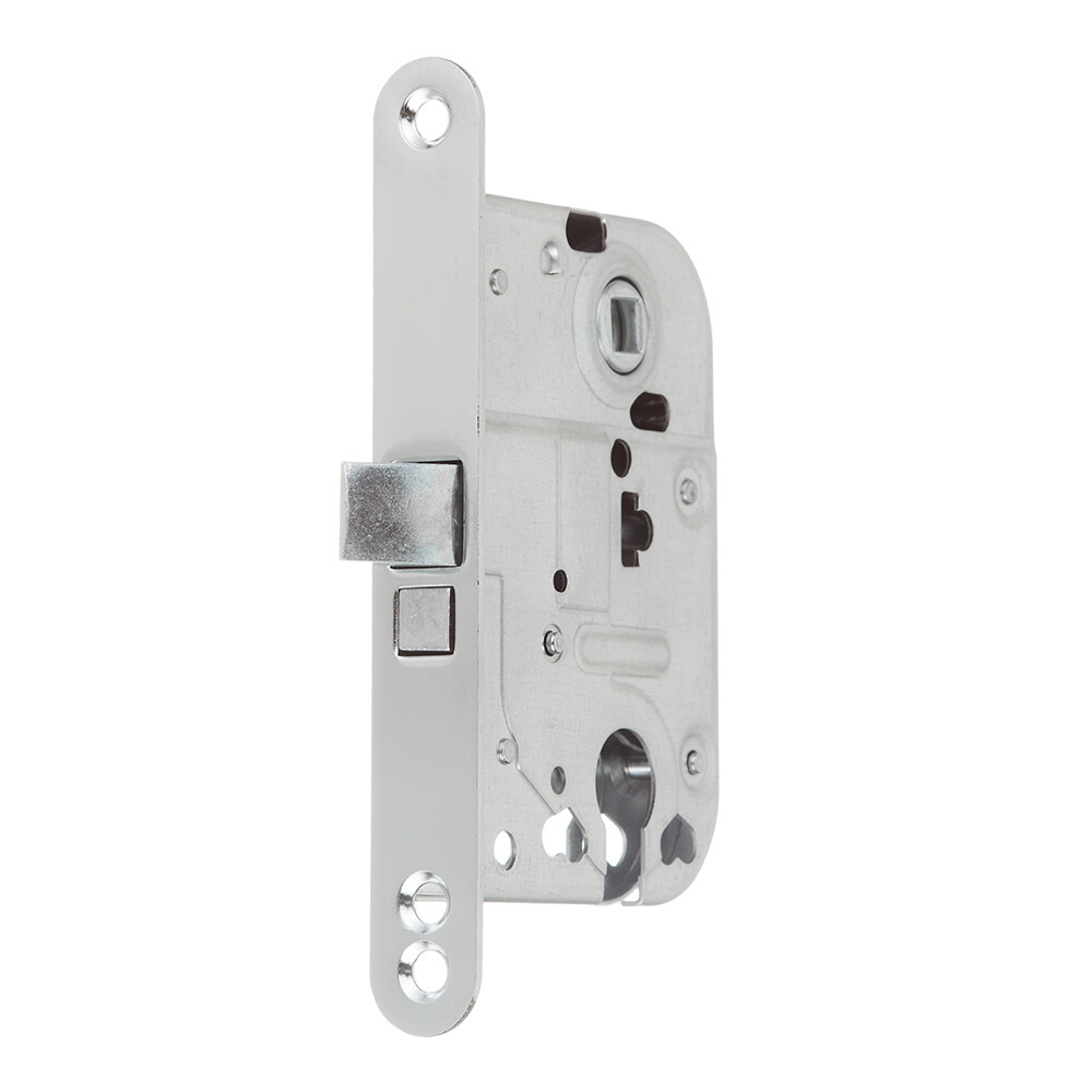 Изображение товара Замок врезной Китай Под цилиндр Хром для межкомнатной двери