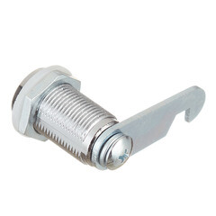 Замок мебельный 30 мм (серебро) 2 ключа - фото 3