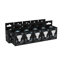 Лампа светодиодная Gauss GU10 4100К 9 Вт 830 Лм 150-265 В рефлектор MR16 матовая - фото 4