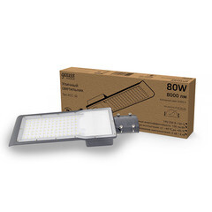 Светильник уличный светодиодный Gauss Avenue 5000К 80 Вт консольный IP65 (629534380) - фото 4