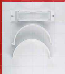 Держатель для круглых воздуховодов ERA с уплотнителем пластиковый d160 мм - фото 3