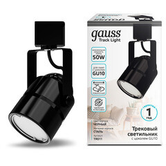 Трековый светильник однофазный Gauss Track Light 50 Вт GU10 2 кв.м черный (TR011) - фото 5