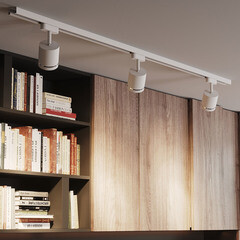 Трековый светильник однофазный Gauss Track Light 50 Вт GU10 2 кв.м белый (TR012) - фото 6