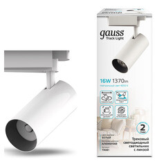 Светодиодный трековый светильник однофазный Gauss Track Light 4000К 16 Вт 4 кв.м белый (TR081) - фото 4