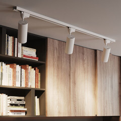 Светодиодный трековый светильник однофазный Gauss Track Light 4000К 20 Вт 3 кв.м белый (TR068) - фото 6