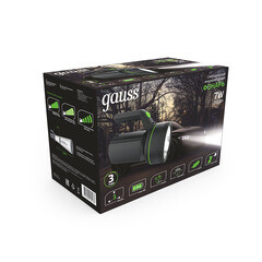 Фонарь прожектор Gauss светодиодный 1 LED 7 Вт аккумуляторный Li-Ion 3000 мАч пластик 3 режима (GF601) - фото 3