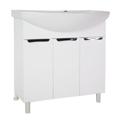 Изображение товара Тумба под раковину АСБ-Мебель Мессина 80 см напольная белая (11433)