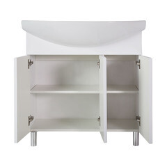 Тумба под раковину АСБ-Мебель Мессина 80 см напольная белая (11433) - фото 6