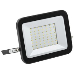 Прожектор светодиодный IEK (СДО 06-50) 50 Вт 230 В IP65 207х187х32 мм 6500К холодный свет плоский