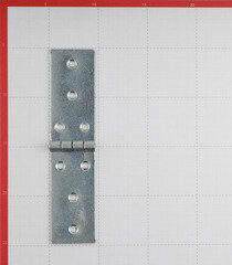 Петля карточная универсальная неразъемная 200х45 мм цинк - фото 3