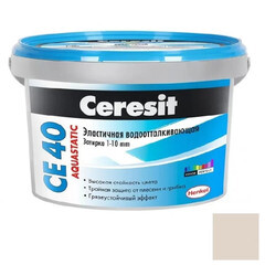 Затирка цементная Ceresit CE 40 42 латте 2 кг