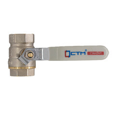 Кран шаровой латунный СТМ Стандарт 3 ВР(г) х 3 ВР(г) ручка прямой (CWFFH003) - фото 3