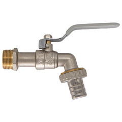 Кран шаровой латунный СТМ Стандарт 1 НР(ш) ручка со штуцером угловой (CWBH0001) - фото 7