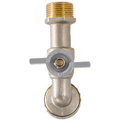 Кран шаровой латунный СТМ Стандарт 3/4 НР(ш) бабочка со штуцером угловой (CWBB0034) - фото 4