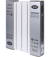 Радиатор биметаллический Rifar Supremo 500 мм 6 секций 3/4 боковое подключение белый - фото 7