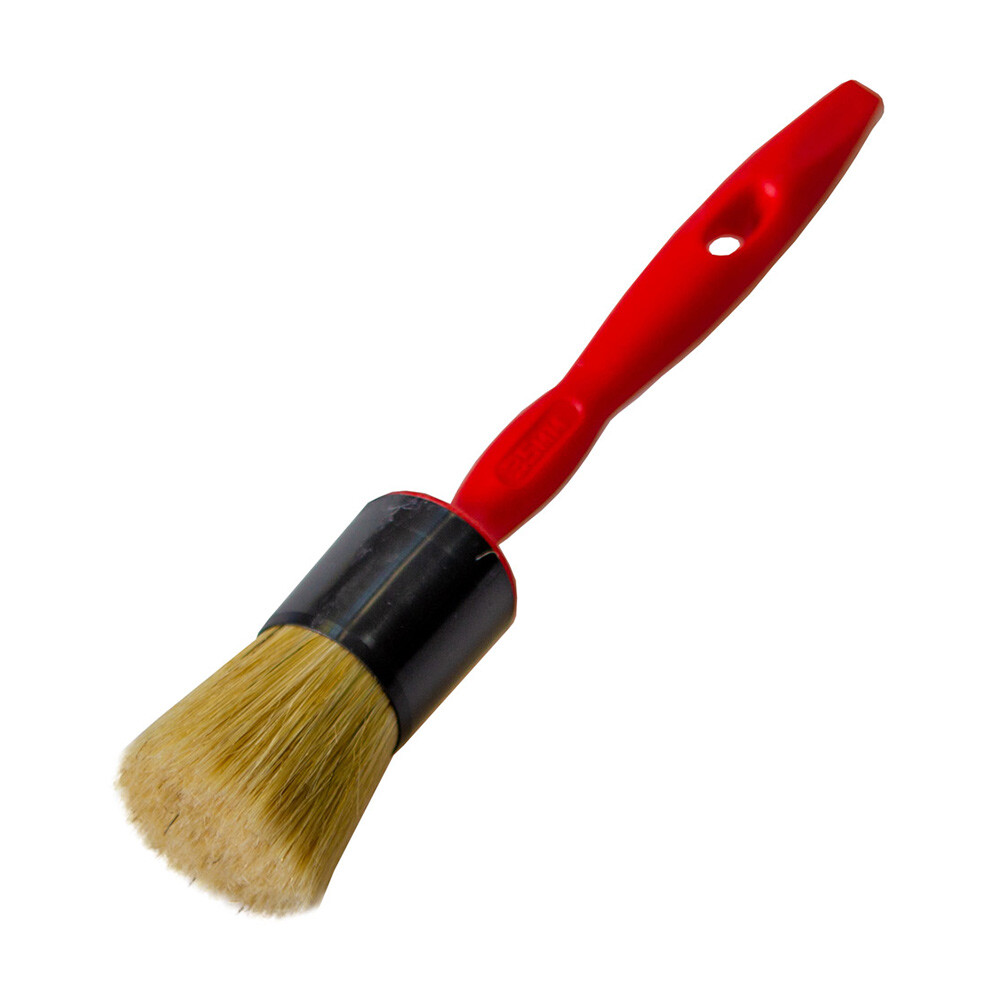 Изображение товара Кисть круглая натуральная щетина пластиковая ручка Wenzo Pro d35 мм для эмалей и лаков на алкидной основе Изображение товара Кисть круглая натуральная щетина пластиковая ручка Wenzo Pro d35 мм для эмалей и лаков на алкидной основе