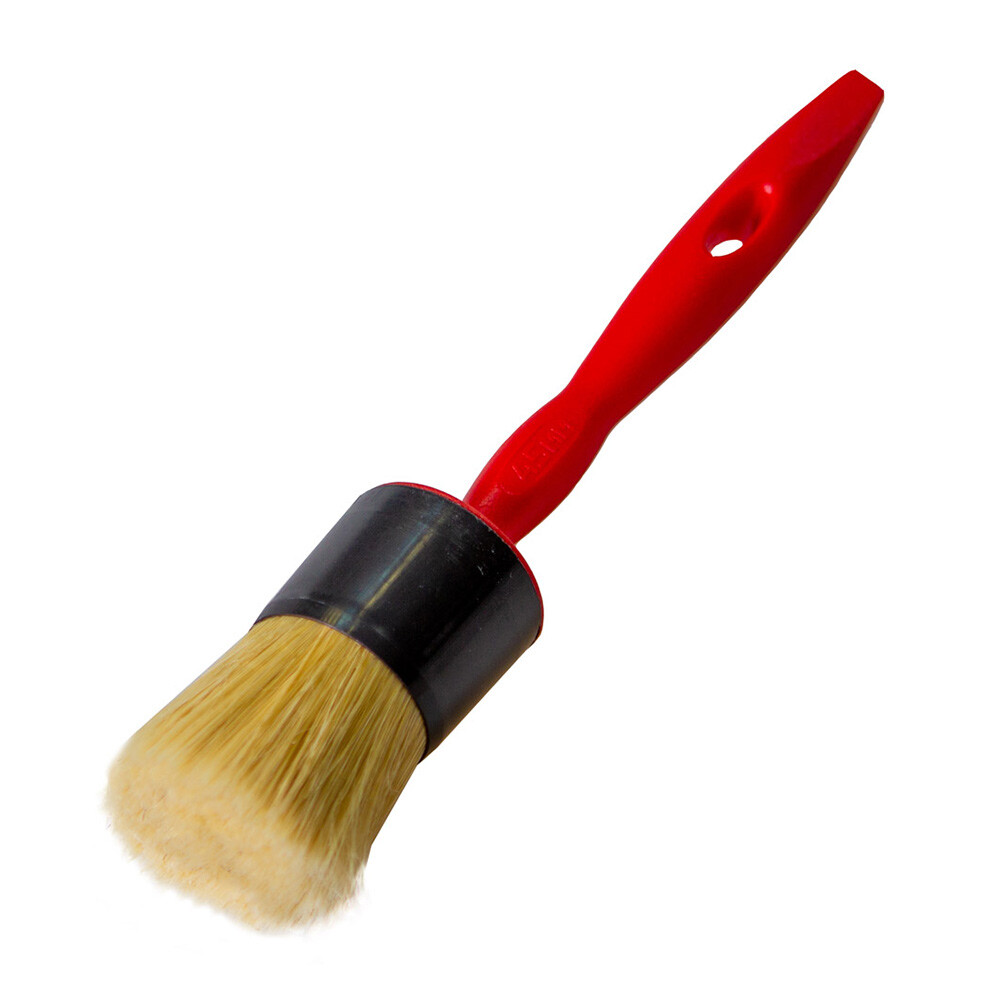 Изображение товара Кисть Wenzo Pro 45 мм круглая Натуральная щетина Изображение товара Кисть Wenzo Pro 45 мм круглая Натуральная щетина