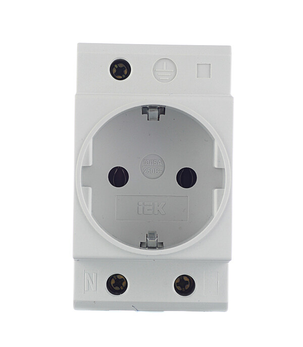 Изображение товара Розетка щитовая модульная IEK (MRD10-16) 220 В 16 А тип AC 2Р+N