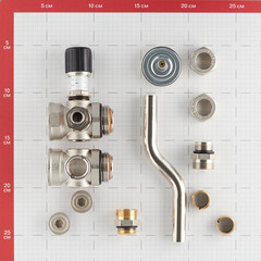 Байпас проходной Valtec 200 мм с термометрами (VT.0667T.0.0) - фото 3