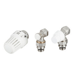 Изображение товара Комплект терморегулирующий угловой Valtec 1/2 для радиатора (VT.045.N.04)