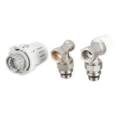 Комплект терморегулирующий угловой Valtec 1/2 для радиатора (VT.045.N.04) - фото 5