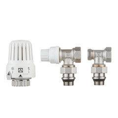 Комплект терморегулирующий угловой Valtec 1/2 для радиатора (VT.045.N.04) - фото 3