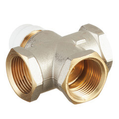 Клапан смесительный Valtec 3-х ходовой 1 ВР(г) с боковым смешением с регулируемым байпасом KVs 2,7 (VT.MR03.N.0603) - фото 4