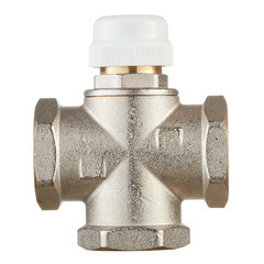 Клапан смесительный Valtec 3-х ходовой 1 ВР(г) с боковым смешением с регулируемым байпасом KVs 2,7 (VT.MR03.N.0603) - фото 3