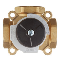 Клапан смесительный Stout 3-х ходовой 1 ВР(г) под электропривод KVs 8 (SVM-0003-012501) - фото 4