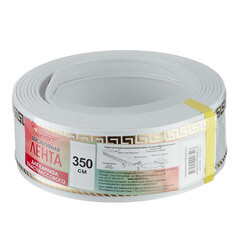 Бленда 68 мм для пластмассового карниза Тесей 350 см белый с золотом - фото 2