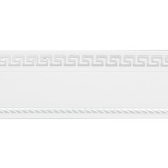 Изображение товара Бленда 68 мм для пластмассового карниза Тесей 350 см белый с хромом