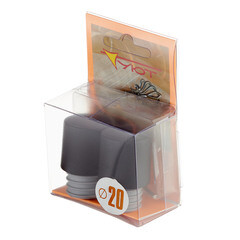 Наконечник Цилиндр d 20 мм черный 2 шт. - фото 3