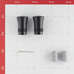 Наконечник Гиро d 20 мм черный 2 шт. - фото 3