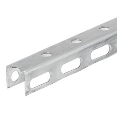 Профиль монтажный перфорированный П-образный 30х30х30х2000х2 мм - фото 4