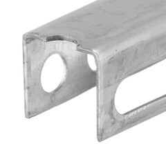 Профиль монтажный перфорированный П-образный 30х30х30х2000х2 мм - фото 5