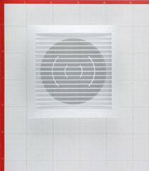 Решетка вентиляционная пластиковая торцевая Era РСФ 170х170 мм с фланцем d125 мм белая - фото 2