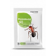 Средство для защиты от всех видов муравьев Муравьед Эко гранулы 50 гр (порошок)