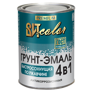Грунт-эмаль по ржавчине ВИТ Color быстросохнущая хаки 0,8 кг — купить в ...