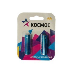 Батарейка Космос АА пальчиковая LR6 1,5 В (2 шт.)