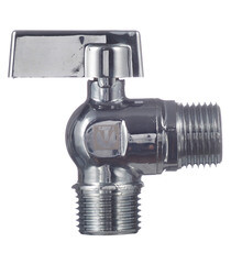 Кран шаровой латунный Valtec 1/2 НР(ш) х 1/2 НР(ш) к бытовой технике мини угловой (VT.392.N.04) - фото 5